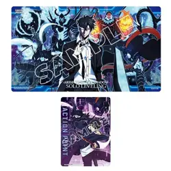 Union Arena Solo Leveling Playmat & Action Point Card Set Bandai Fest - Image 1
