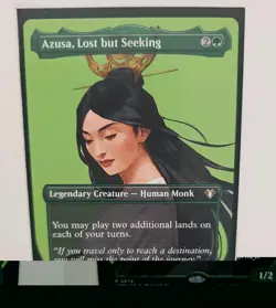 Azusa, Lost but Seeking (Borderless) Commander Masters Regular - Image 1
