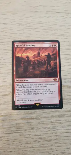 MTG Spiteful Banditry Lord of the Rings: Tales of Middle-Earth - NM Regular - Image 1