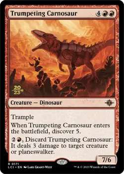 MTG Foil - Trumpeting Carnosaur - 171 / NM / English - Image 1