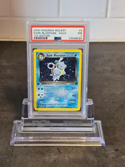 2000 POKEMON ROCKET 1ST ED #3 DARK BLASTOISE- HOLO PSA 7 - Image 1