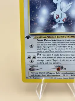 Togetic Neo Genesis 1st Edition Holo Rare Pokemon TCG Card 16/111 Mint- NM - Image 5