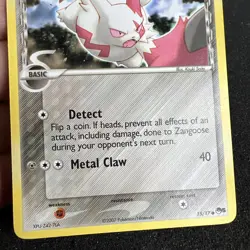 Zangoose Delta Species 15/17 POP Series 5 Non-Holo Promo Pokemon Card - Image 3