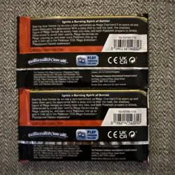 Bulk Lot POKEMON MEGA EVOLUTION Phantasmal Flames Booster Packs x2 Live Auction - Image 2