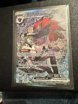 N's Zoroark EX 286/217 Special Illustration Rare Ascended Heroes Pokemon TCG - Image 1