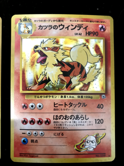 1999 POKEMON TCG BLAINE'S CHARIZARD/ARCANINE SWRL GYM CHALLENGE HOLO JAPANESE LP - Image 5