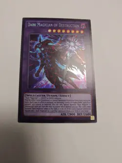 Yugioh Dark Magician Of Destruction Secret Rare MZMU-EN011 1st Edition Near Mint - Image 1