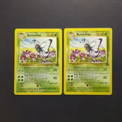 Pokemon Cards WOTC 1999: Butterfree 33/64 x2 - Jungle Set - Image 1