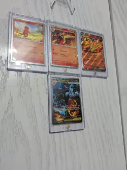 MEGA CHARIZARD X EX 125/094 PHANTASMAL FLAMES Fresh Pull READ DESC. (4 CARDS) - Image 5