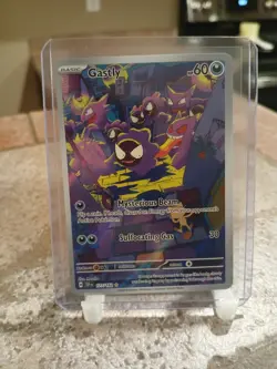 Pokemon TCG Gastly Illustration Rare Card Temporal Forces 177/162 - Image 1
