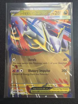 Mega Latias ex 100/132 Mega Evolution Double Rare Pokemon Card - Image 1