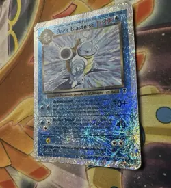Pokemon TCG Dark Blastoise Holo 4/110 Reverse Pokemon Card LC - Image 2