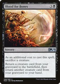 [MTG] Blood for Bones (089) (M20) LP-HP - Image 1