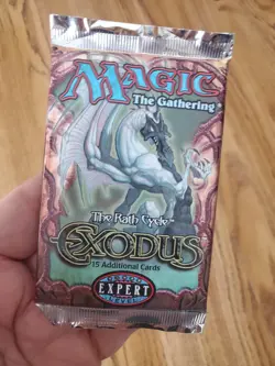 MAGIC THE GATHERING Lot of Two (2) EXODUS Factory Sealed Booster Packs - Image 3