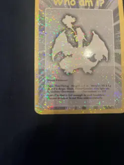 Pokemon Charizard Funskool India Who Am IU Holo 006 A11 NM/M Ultra Rare - Image 3