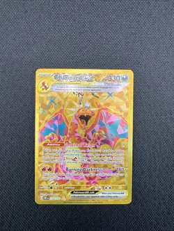 Pokemon TCG Charizard EX Full Art Secret Rare Card Sir Obsidian Flames 228/197 - Image 1