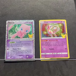 Pokemon Mew EX TCG 88/92 25th Anniversary Classic Collection + Mew Bonus Card - Image 1