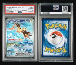 2023 POKEMON MEW EN-151 SPECIAL ILLUSTRATION RARE #202 ZAPDOS EX PSA 10 GEM Mint - Image 1