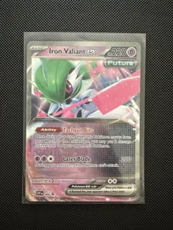 Pokemon TCG Iron Valiant ex Paradox Rift Promo - Image 1
