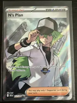 Pokemon TCG N's Plan 163/086 Black Bolt NM/M - Image 1