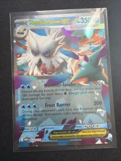 Pokemon TCG Mega Evolutions Mega Abomasnow EX 36/132 Near Mint - Image 1