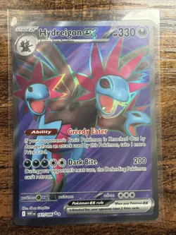 HYDREIGON EX 161/086 WHITE FLARE POKEMON ENGLISH (FULL ART, NM) - Image 1