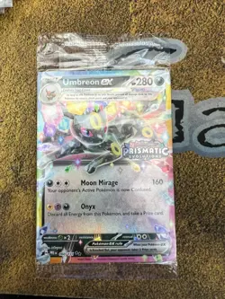 Pokemon SEALED Umbreon ex 060/131 Prismatic Evolutions Surprise Box Promo Holo! - Image 1