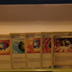 Pokemon TCG Trainer Lot 5 Quick Ball Great Ball Nest Ball Ultra Ball English - Image 1