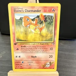 Pokemon Blaine's Charmander Gym Heroes 1st Edition (61/132) - Image 1