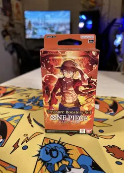 One Piece Treasure Booster Set English Factory Sealed - 4 Booster Packs + Promo - Image 1