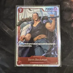 One Piece CCG Benn.Beckman OP09-009 SR Foil Emperors in the New World English - Image 1
