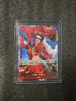 Belo Betty OP05-015 - Alt Art Super Rare Japanese - One Piece TCG - PRB01 - Image 1