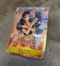 One Piece Nico Robin SR Alt Art AA EB03-055 Heroines edition English - Image 1