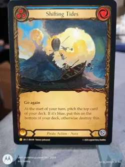 Shifting Tides (Treasure) NM+ Cold Foil Pirate Booty Flesh And Blood High Seas - Image 1