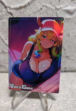 Lucoa Trading Card Waifu Goddess Story Anime Girl holo Karte Manga Full Art - Image 1