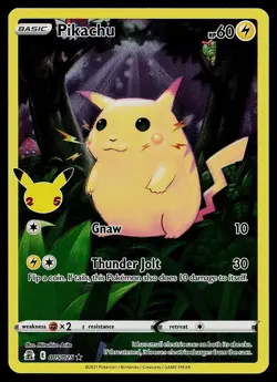 Pokemon Card - Pikachu Celebrations 005/025 Holo Rare - Image 1