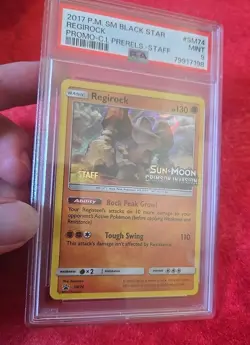 Mint Psa Graded Holo Staff Prerelease Promo Regirock Pokemon Card - Image 2