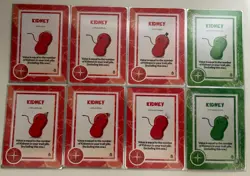Doomlings Kidney Traits Cards Red Lot of 8 Assorted Hats Second Edition + OVL - Image 1
