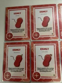 Doomlings Kidney Traits Cards Red Lot of 8 Assorted Hats Second Edition + OVL - Image 2