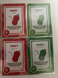 Doomlings Kidney Traits Cards Red Lot of 8 Assorted Hats Second Edition + OVL - Image 3