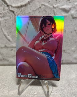 Momo Ayase Trading Card Waifu Goddess Story Anime Girl holo Karte Manga Full - Image 1