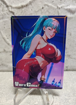 Morrigan Aensland Trading Card Waifu Goddess Story Anime Girl holo Karte Manga - Image 1