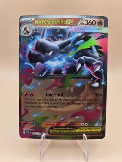 Mega Charizard x Ex 13/94 Ultra Rare Holo Phantasmal Flames Pokemon TCG Card NM - Image 1