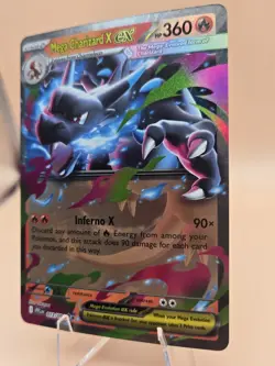 Mega Charizard x Ex 13/94 Ultra Rare Holo Phantasmal Flames Pokemon TCG Card NM - Image 3
