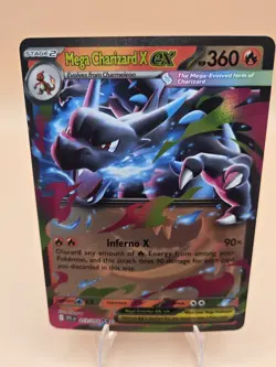 Mega Charizard x Ex 13/94 Ultra Rare Holo Phantasmal Flames Pokemon TCG Card NM - Image 4