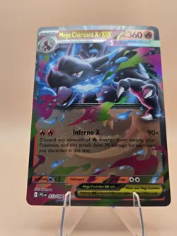 Mega Charizard x Ex 13/94 Ultra Rare Holo Phantasmal Flames Pokemon TCG Card NM - Image 5
