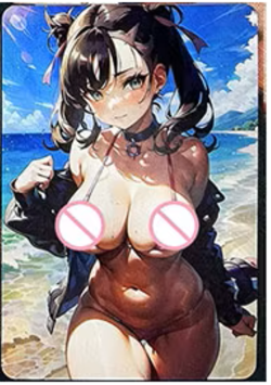 Waifu Card Marnie Pokemon Sexy Rare Holo Mint - Image 1