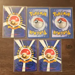 Pokemon TCG Lot Slowpoke Abra Psychic 5 Cards Japanese English Basic Pokemon - Image 2