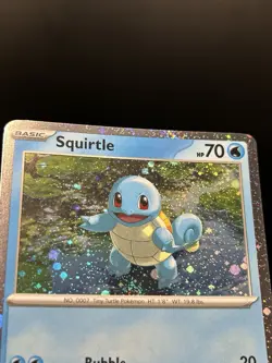 Squirtle 048 (swirl) - Pokemon Scarlet & Violet Black Star Promo Card - NM - Image 2