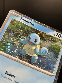 Squirtle 048 (swirl) - Pokemon Scarlet & Violet Black Star Promo Card - NM - Image 3